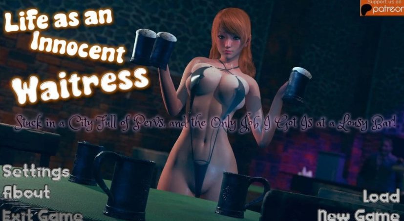 《无辜服务员的生活 (Life as an Innocent Waitress)》【PC/安卓/AI汉化/欧美/3D/沙盒/SLG游戏/2.17G】
