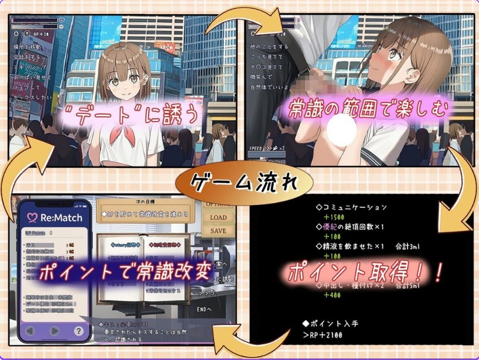 《常识改变匹配～只属于两人的特别规则》【PC+安卓+AI汉化+互动RPG游戏下载/1.90G】